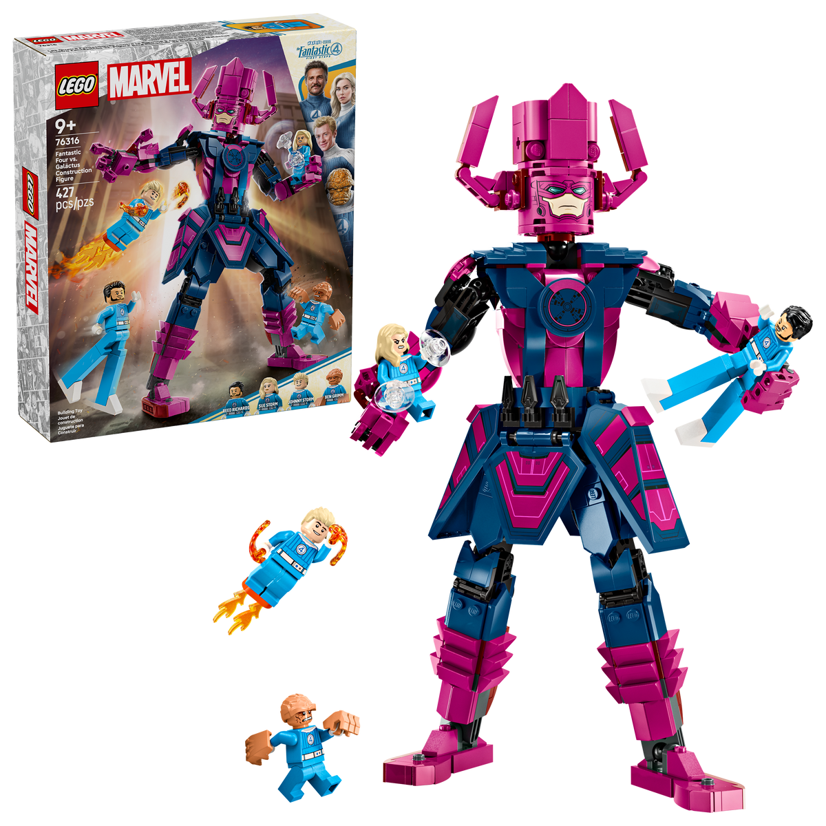 76316 Fantastic Four vs. Galactus Construction Figure (Retired) LEGO Super Heroes product image 2, provided for visual