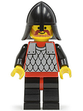 Scale Mail - Red with Black Arms, Black Legs with Red Hips, Black Neck-Protector (cas149) product image 1, provided for