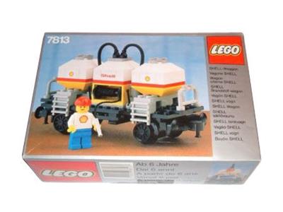7813 Shell Tanker Wagon (Retired) LEGO Trains product image 1, provided for visual reference and product detail review