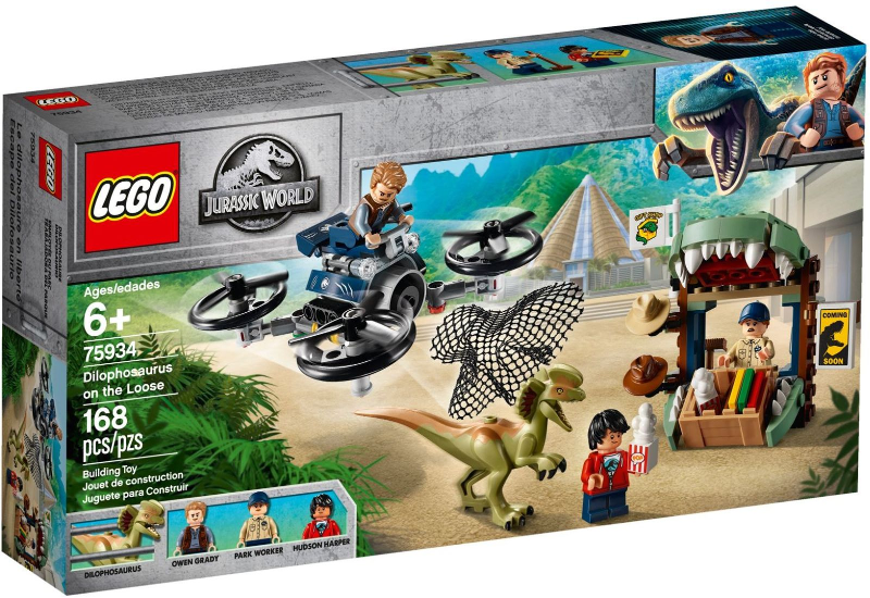 75934 Dilophosaurus on the Loose (Retired) LEGO Jurassic World product image 1, provided for visual reference and product