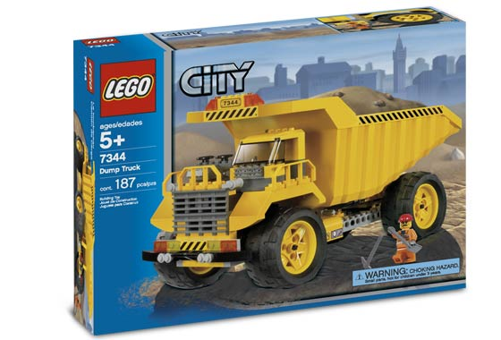 7344 Dump Truck (Retired) LEGO City product image 1, provided for visual reference and product detail review