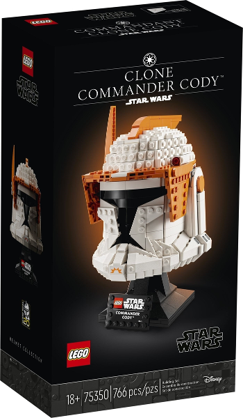 75350 Clone Commander Cody Helmet (Retired) LEGO Star Wars product image 1, provided for visual reference and product detail