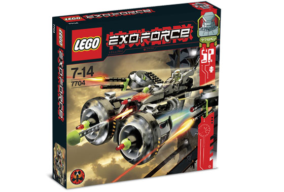 7704 Sonic Phantom (Retired) LEGO Exo-Force product image 1, provided for visual reference and product detail review