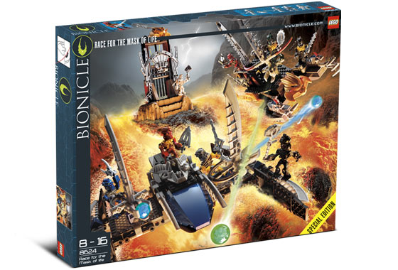 8624 Race for the Mask of Life (Retired) LEGO BIONICLE product image 1, provided for visual reference and product detail