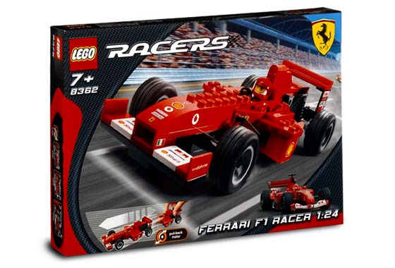 8362 Ferrari F1 Racer (Retired) LEGO Racers product image 1, provided for visual reference and product detail review