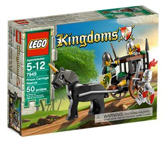 7949 Prison Carriage Rescue (Retired) LEGO Castle product image 1, provided for visual reference and product detail review