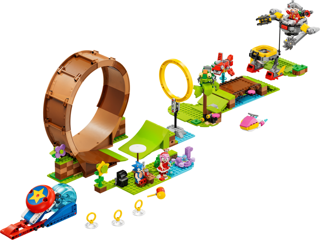 76994 Sonic's Green Hill Zone Loop Challenge (Retired) LEGO Sonic product image 2, provided for visual reference and product