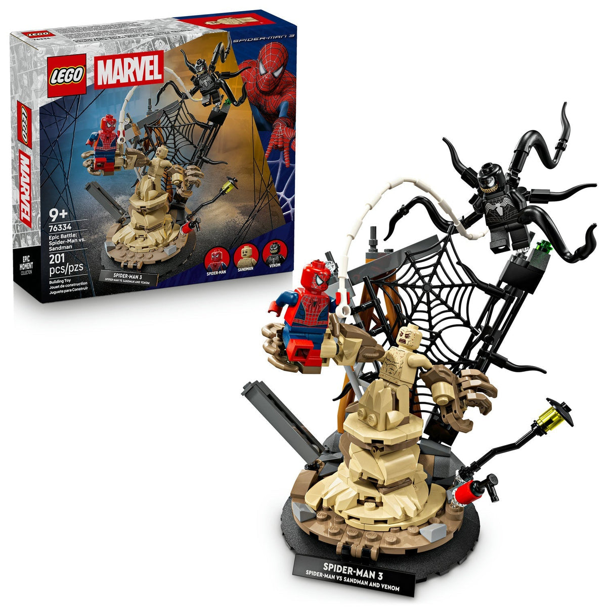 76334 Epic Battle: Spider-Man vs. Sandman (Retired) LEGO Super Heroes product image 2, provided for visual reference and