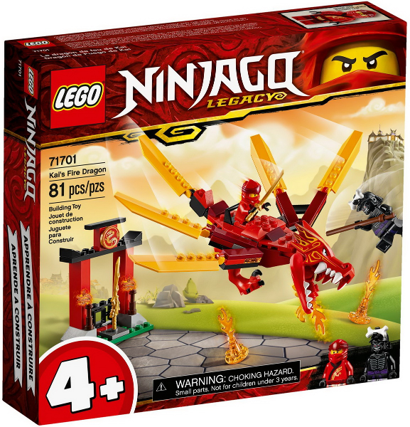 71701 Kai's Fire Dragon (Retired) LEGO Ninjago product image 1, provided for visual reference and product detail review