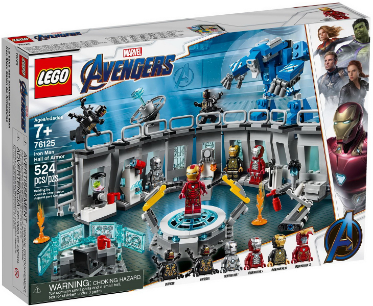 76125 Iron Man Hall of Armor (Retired) LEGO Super Heroes product image 1, provided for visual reference and product detail