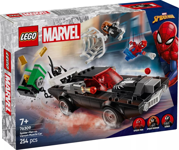 76309 Spider-Man vs. Venom Muscle Car (Retired) LEGO Super Heroes product image 1, provided for visual reference and product