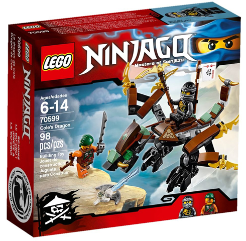70599 Cole's Dragon (Retired) LEGO Ninjago product image 1, provided for visual reference and product detail review