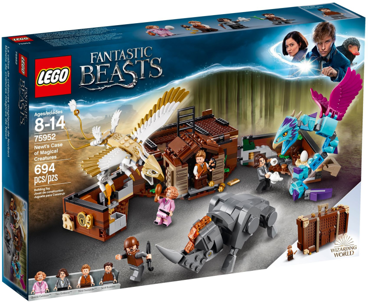 75952 Newt's Case of Magical Creatures (Retired) LEGO Harry Potter product image 1, provided for visual reference and