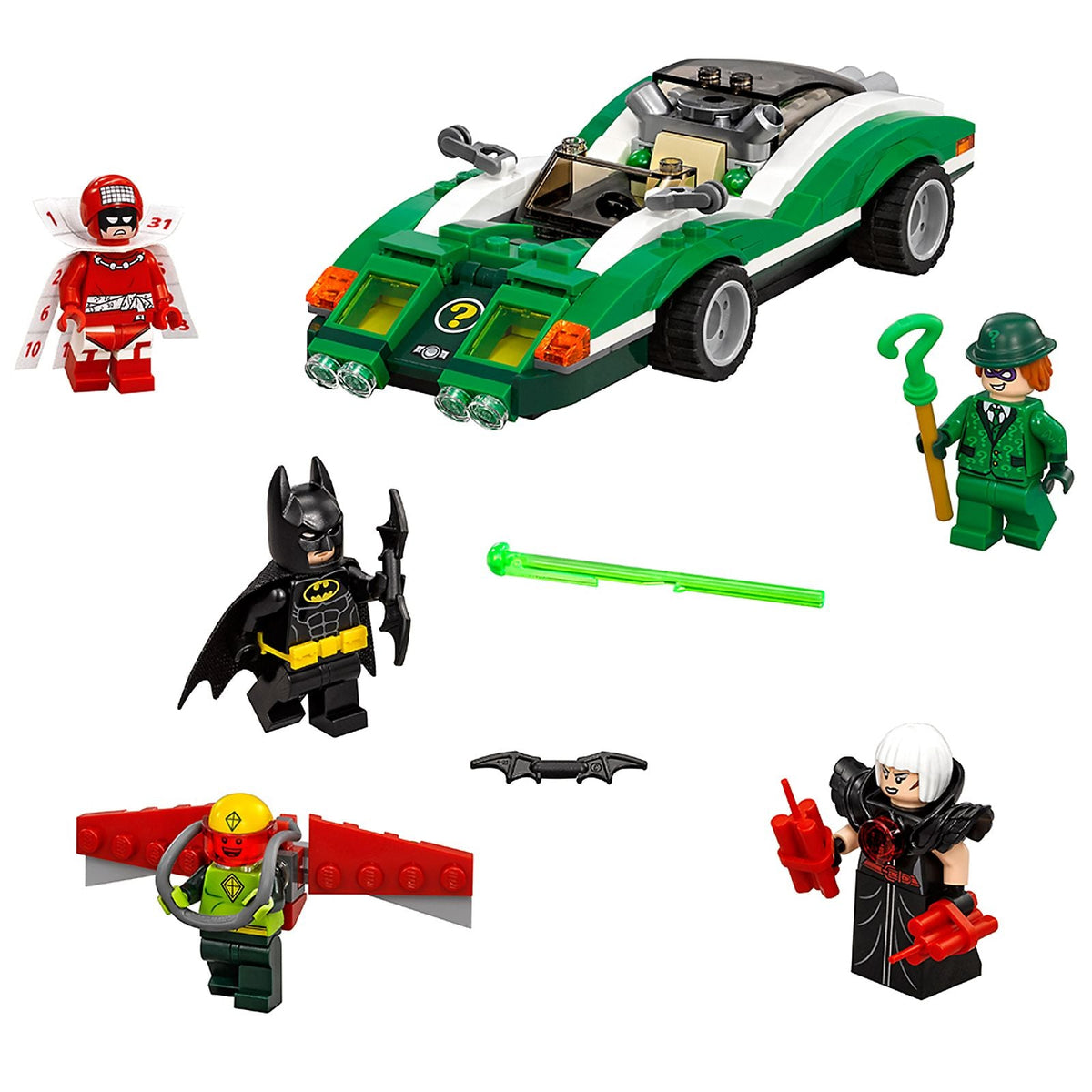 70903 The Riddler Riddle Racer (Retired) LEGO The LEGO Batman Movie product image 2, provided for visual reference and