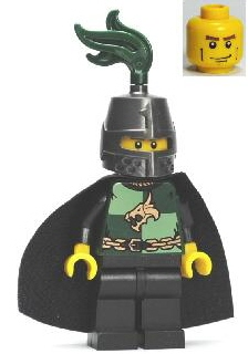 Kingdoms - Dragon Knight Quarters, Helmet Closed, Cape, Vertical Cheek Lines (cas464) product image 1, provided for visual