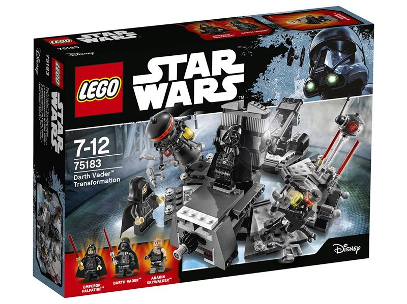 75183 Darth Vader Transformation (Retired) LEGO Star Wars product image 1, provided for visual reference and product detail