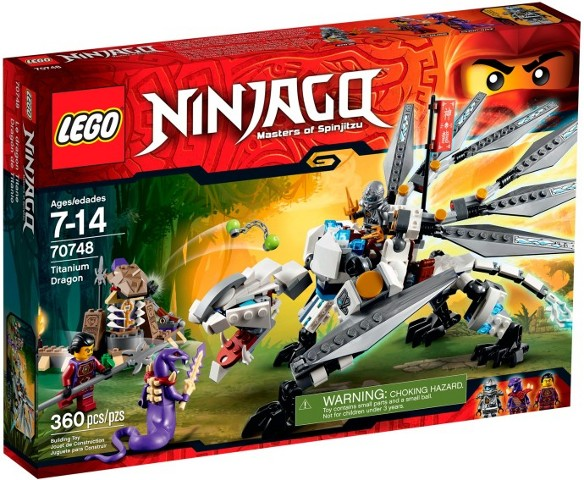 70748 Titanium Dragon (Retired) LEGO Ninjago product image 1, provided for visual reference and product detail review