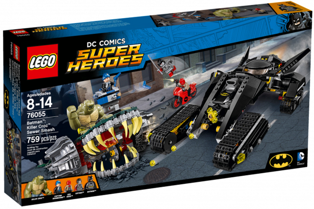 76055 Batman: Killer Croc Sewer Smash (Retired) LEGO Super Heroes product image 1, provided for visual reference and product