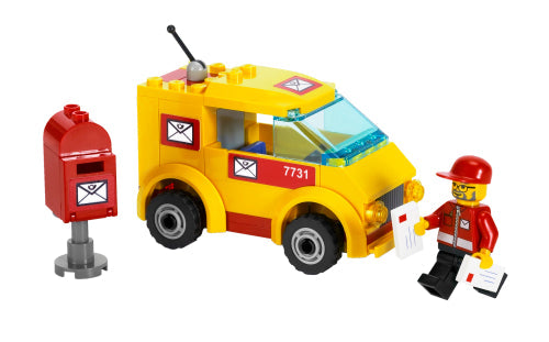 7731 Mail Van (Retired) LEGO City product image 2, provided for visual reference and product detail review