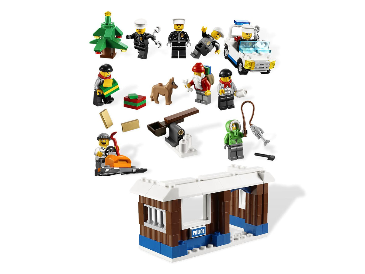 7553 City Advent Calendar (2011) (Retired) LEGO City product image 2, provided for visual reference and product detail review