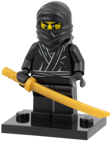 Ninja - Series 1 Collectible Minifigure (col01-12) product image 2, provided for visual reference and product detail review