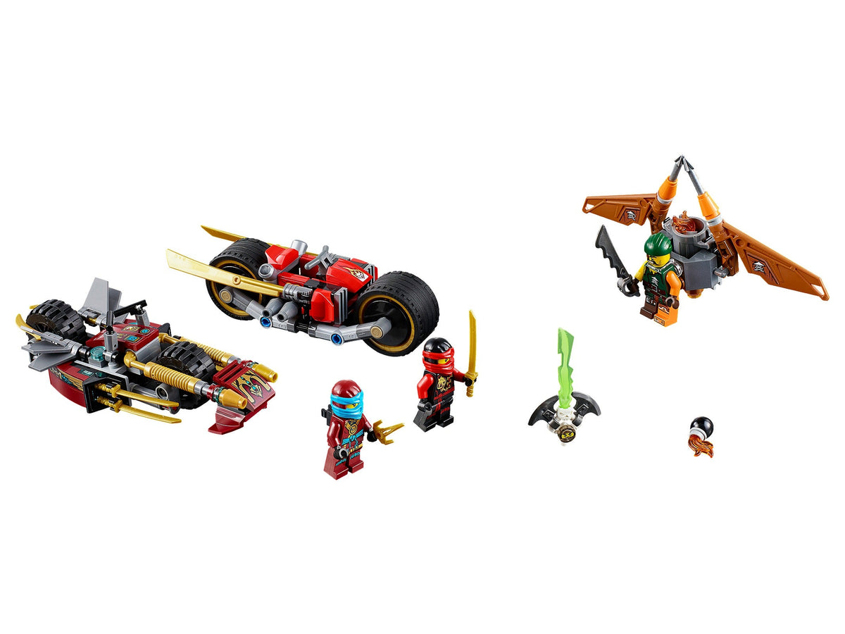 70600 Ninja Bike Chase (Retired) LEGO Ninjago product image 2, provided for visual reference and product detail review
