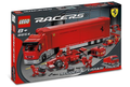 8654 Scuderia Ferrari Truck (Retired) LEGO Racers product image 1, provided for visual reference and product detail review