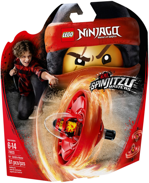 70633 Kai - Spinjitzu Master (Retired) LEGO Ninjago product image 1, provided for visual reference and product detail review