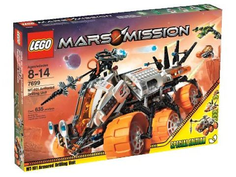 7699 MT-101 Armored Drilling Unit (Retired) LEGO Space product image 1, provided for visual reference and product detail