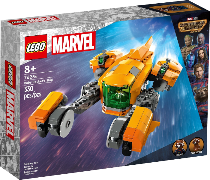 76254 Baby Rocket's Ship (Retired) LEGO Super Heroes product image 1, provided for visual reference and product detail review