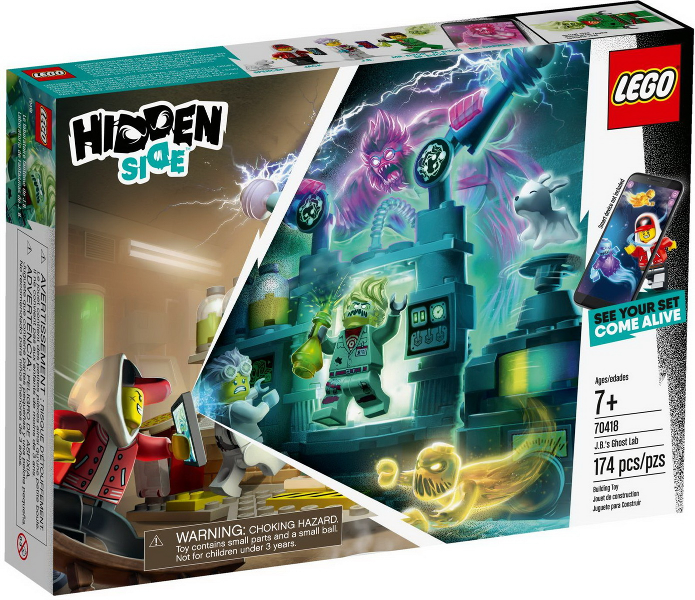 70418 J.B.'s Ghost Lab (Retired) LEGO Hidden Side product image 1, provided for visual reference and product detail review