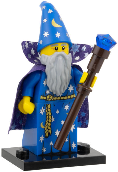 Wizard - Series 12 Collectible Minifigure (col12-1) product image 1, provided for visual reference and product detail review