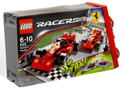 8123 Ferrari F1 Racers (Retired) LEGO Racers product image 1, provided for visual reference and product detail review