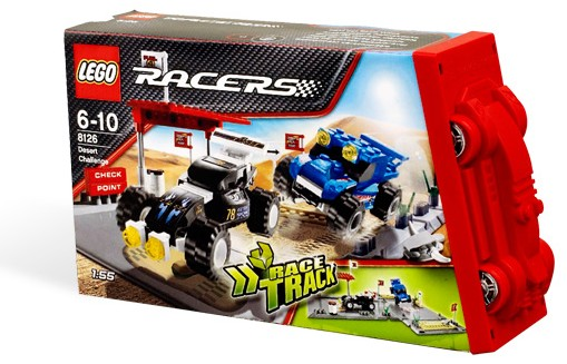 8126 Desert Challenge (Retired) LEGO Racers product image 1, provided for visual reference and product detail review