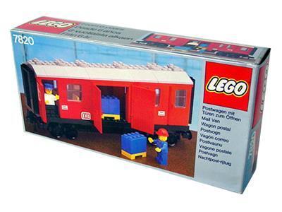 7820 Mail Van (Retired) LEGO Trains product image 1, provided for visual reference and product detail review