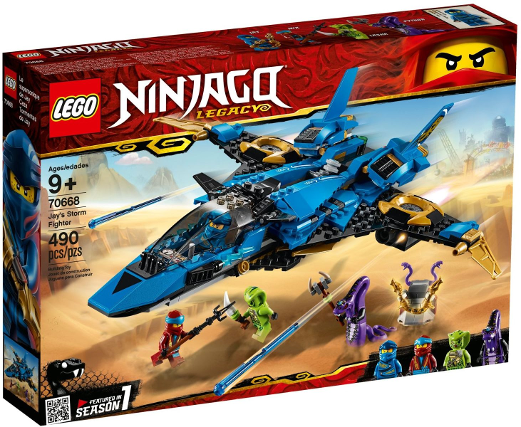 70668 Jay's Storm Fighter (Retired) LEGO Ninjago product image 1, provided for visual reference and product detail review