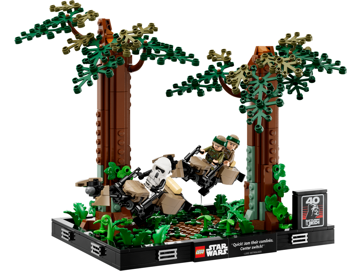 75353 Endor Speeder Chase Diorama (Retired) LEGO Star Wars product image 2, provided for visual reference and product detail
