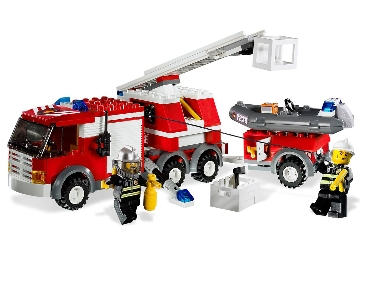 7239 Fire Truck (Retired) LEGO City product image 2, provided for visual reference and product detail review