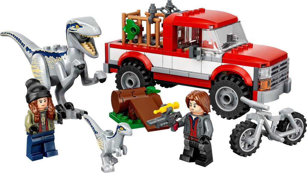 76946 Blue & Beta Velociraptor Capture (Retired) LEGO Jurassic World product image 2, provided for visual reference and