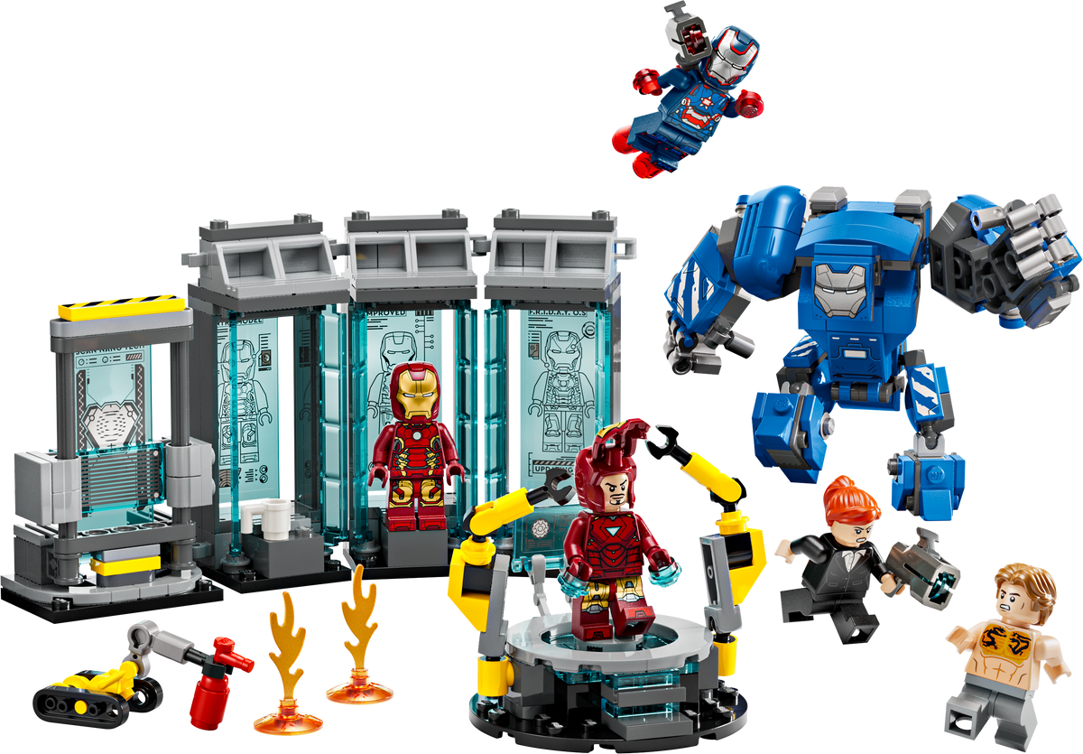 76315 Iron Man's Laboratory: Hall of Armor (Retired) LEGO Super Heroes product image 3, provided for visual reference and