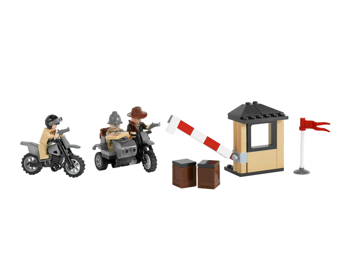 7620 Indiana Jones Motorcycle Chase (Retired) LEGO Indiana Jones product image 2, provided for visual reference and product