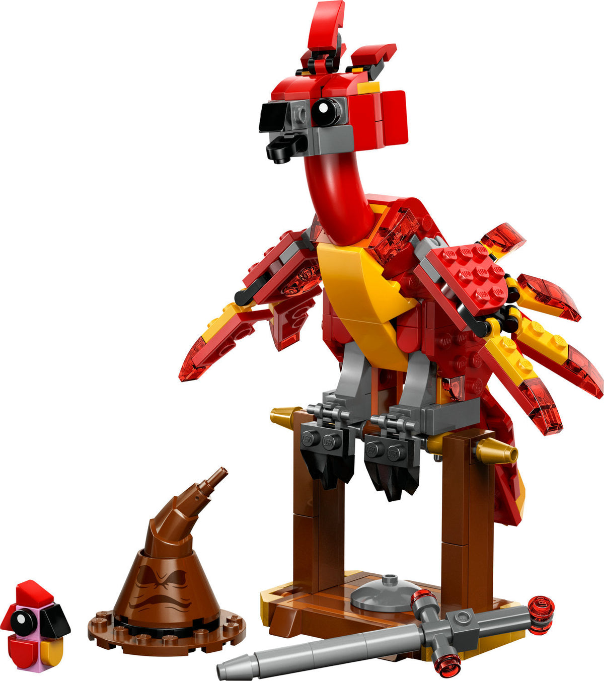 76448 Fawkes: Dumbledore's Phoenix (Retired) LEGO Harry Potter product image 3, provided for visual reference and product