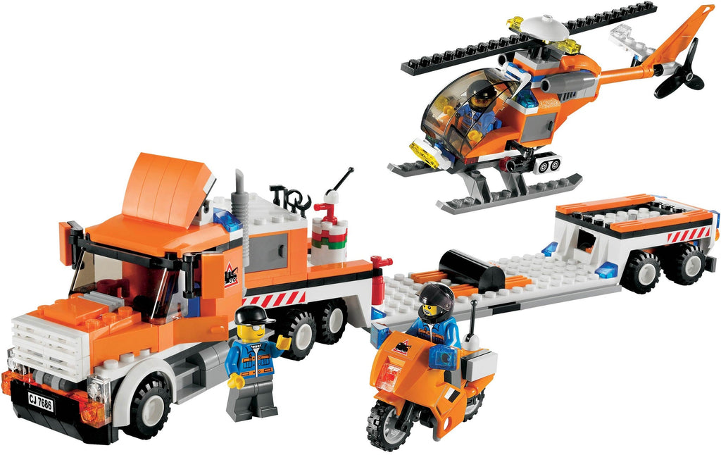 7686 Helicopter Transporter (Retired) LEGO City product image 2, provided for visual reference and product detail review