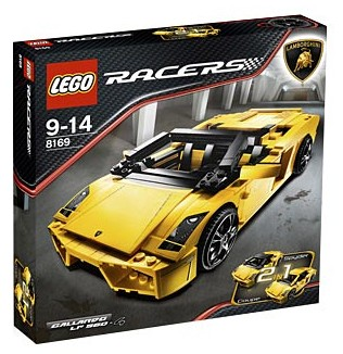 8169 Lamborghini Gallardo LP 560-4 (Retired) LEGO Racers product image 1, provided for visual reference and product detail