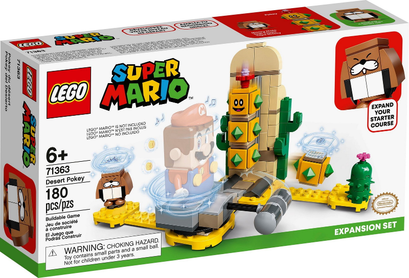 71363 Desert Pokey - Expansion Set (Retired) LEGO Super Mario product image 1, provided for visual reference and product