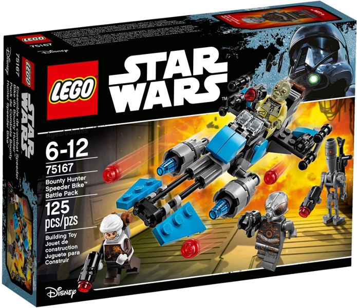75167 Bounty Hunter Speeder Bike Battle Pack (Retired) LEGO Star Wars product image 1, provided for visual reference and