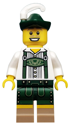 Lederhosen Guy (Minifigure Only) (col115) product image 1, provided for visual reference and product detail review