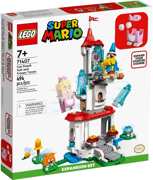 71407 Cat Peach Suit and Frozen Tower - Expansion Set (Retired) LEGO Super Mario product image 1, provided for visual