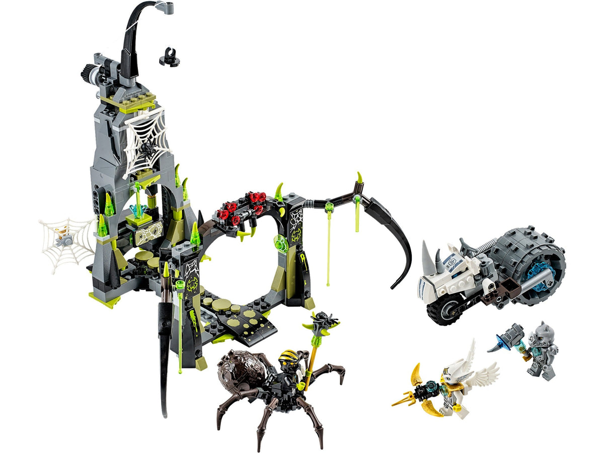 70133 Spinlyn's Cavern (Retired) LEGO Legends of Chima product image 2, provided for visual reference and product detail