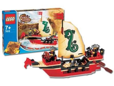 7416 Emperor's Ship (Retired) LEGO Adventurers product image 2, provided for visual reference and product detail review